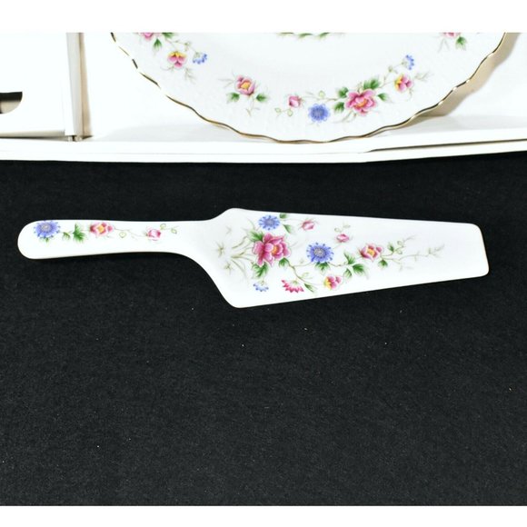 Andrea by Sadek Spring Night pattern 2 piece set fine porcelain China 8087 - Picture 2 of 4